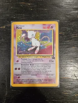 Mew 9 Black Star Promo 2000 Holo Rare Pokemon TCG Card - Image 1