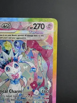 Sylveon EX Prismatic Evolutions Holo Card 156/131 SV Special Illustration Rare - Image 2