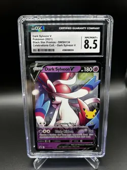 CGC 8.5 Dark Sylveon V SWSH134 SWSH: Sword & Shield Promo Cards Holo *READ - Image 1