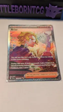 Pokemon TCG Stellar Crown Briar Trainer Holo Card 171/142 Sv07 - Image 1