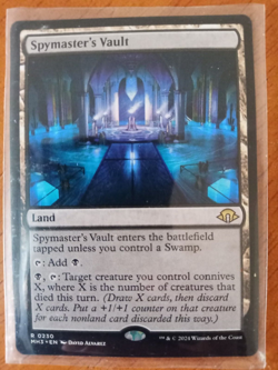 Spymasters Vault Magic The Gathering Rare Land Modern Horizons 3 Black 230 Card - Image 1