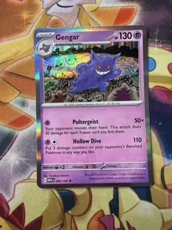 Gengar 094/165 - Holo Rare Scarlet & Violet 151 Pokemon TCG Card - NM - Image 1