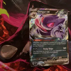 Pokemon TCG Gengar EX Temporal Forces Ultra Rare Card 104/162 - Image 2
