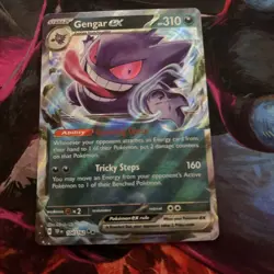 Pokemon TCG Gengar EX Temporal Forces Ultra Rare Card 104/162 - Image 4