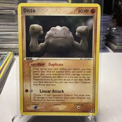 Pokemon TCG Ditto EX Delta Species Card 62/113 Regular Common NM - Image 1