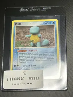 Ditto (Squirtle) 40/113 EX Delta Species Pokemon Card Vintage 2005 - Image 3