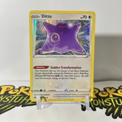 Ditto 107/159 - Pokemon Crown Zenith Sword & Shield Holo Rare Card - NM - Image 1