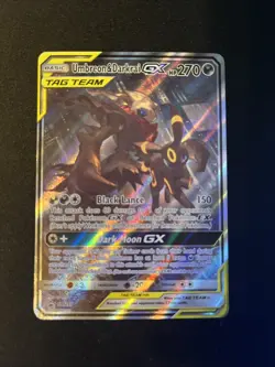 Pokemon TCG Umbreon & Darkrai GX SM241 Sun & Moon Promo Card LP/NM - Image 1