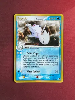 TOGETIC [Delta Species] 11/101 EX Dragon Frontiers REVERSE HOLO Pokemon card NM+ - Image 1