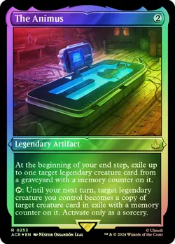 MTG FOIL The Animus Foil Etched - Assassin's Creed #253 - Image 1