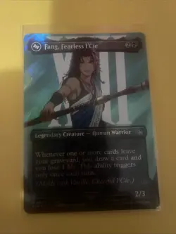 Fang, Fearless l'Cie Borderless Surge Foil, Final Fantasy MTG TCG Lp - Image 1