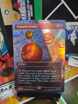 Pumpkin Bombs (Borderless) Marvel's Spider-Man: Eternal-Legal Foil - Image 1
