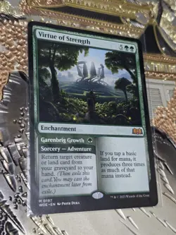 Virtue of Strength M Wilds of Eldraine 197 NM - Image 1