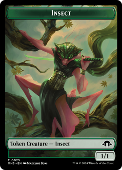 Beast (0015) // Insect (0025) Double-Sided Token [Modern Horizons 3 Commander - Image 2