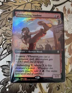 MTG Magic Firebending Student 0393 Buy-A-Box Foil Promo Avatar TLA English - Image 1