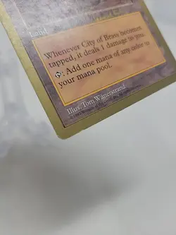 MTG - City Of Brass -1997 Janosch Kuhn - World Championship Decks MP - Image 2