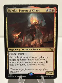 Rakdos, Patron of Chaos 224 M Murders at Karlov Manor NM MTG - Image 1