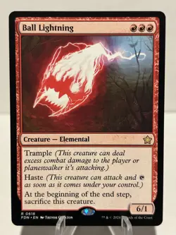 Ball Lightning 618 R Foundations NM MTG - Image 1