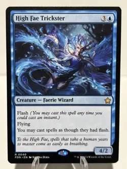 High Fae Trickster 40 R Foundations NM MTG - Image 1