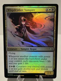 Wispdrinker Vampire 243 U Murders at Karlov Manor FOIL NM MTG - Image 1