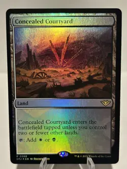 Concealed Courtyard 268 R Outlaws of Thunder Junction FOIL NM MTG - Image 1