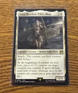 Rosa, Resolute White Mage R FINAL FANTASY 555 NM Magic: The Gathering FRESH - Image 1