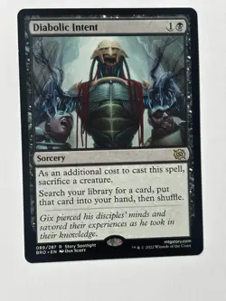 Diabolic Intent The Brothers' War Magic the Gathering MTG - Image 1