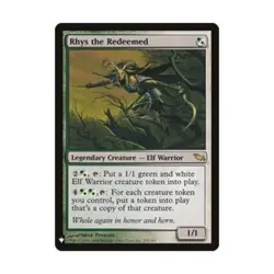 WOTC MtG The List Rhys the Redeemed (R) NM - Image 1