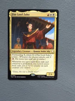 Fire Lord Zuko Avatar: The Last Airbender Magic MTG NM - Image 1