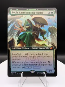 Toph, Earthbending Master (Borderless) FOIL: Avatar ATLA: Eternal MTG (NM) - Image 1