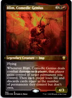 Blim, Comedic Genius (Foil Etched) - Commander Legends - 592 NM - Image 1