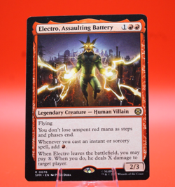 Electro, Assaulting Battery | #76 | Rare | Regular | MTG SPM | Magic | 2025 - Image 1