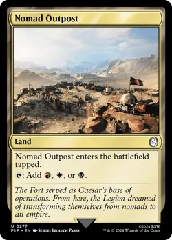 MTG Nomad Outpost - Fallout Commander #277 - Image 1