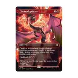 WOTC Foundations Electroduplicate (Borderless) (R) (Foil) NM - Image 1