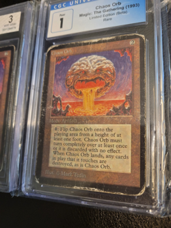 Chaos Orb Beta Magic MTG Graded CGC 1 Limited Rare Artifact Old School Vintage - Image 4