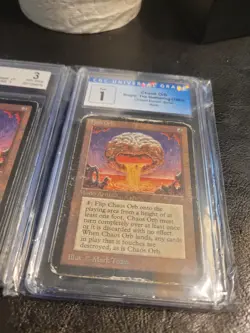 Chaos Orb Beta Magic MTG Graded CGC 1 Limited Rare Artifact Old School Vintage - Image 5