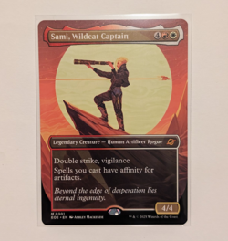 MTG - Sami, Wildcat Captain - Borderless Rare #301 - Edge of Eternities NM - Image 1