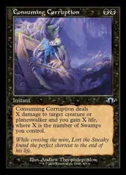 Consuming Corruption 407 Retro Frame Foil Modern Horizons 3 MTG Near Mint - Image 1