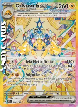 GALVANTULA ex 168/142 • Rara Segreta • Corona Astrale SCR POKEMON - Image 1