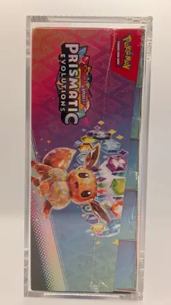Pokemon SV8.5 Prismatic Evolutions sealed Booster Bundle Display W/Acrylic AD34 - Image 3