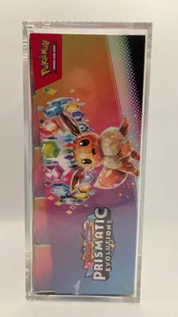 Pokemon SV8.5 Prismatic Evolutions sealed Booster Bundle Display W/Acrylic AD34 - Image 5