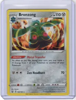 2021 Pokemon Sword & Shield - Battle Styles - Bronzong Holo - 102/163 - Rare - Image 1