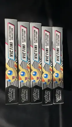 Pokemon Black Bolt & White Flare Unova Victini Illustration Collection Box LOT 5 - Image 3