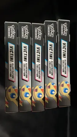 Pokemon Black Bolt & White Flare Unova Victini Illustration Collection Box LOT 5 - Image 4