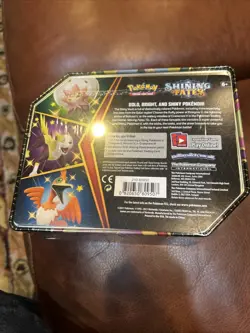 Factory Sealed Pokemon TCG Shining Fates Tin Cramorant V - Image 2