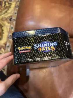 Factory Sealed Pokemon TCG Shining Fates Tin Cramorant V - Image 3