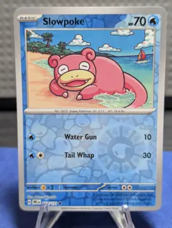 Pokemon TCG Slowpoke Reverse Holo 018/131 Prismatic Evolutions - Image 1