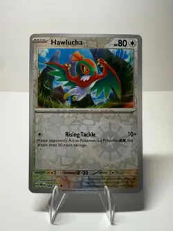 Pokemon TCG SV-Prismatic Evolutions Hawlucha #89/131 Uncommon Reverse Holo - Image 1