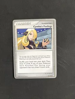 Pokemon TCG Cynthia's Feelings World Championship 2010 Singles 131/146 Regular - Image 1