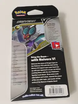Pokemon Sealed Noivern V/Drednaw/Lycanroc Rock Steady Theme/Battle Decks - Image 5